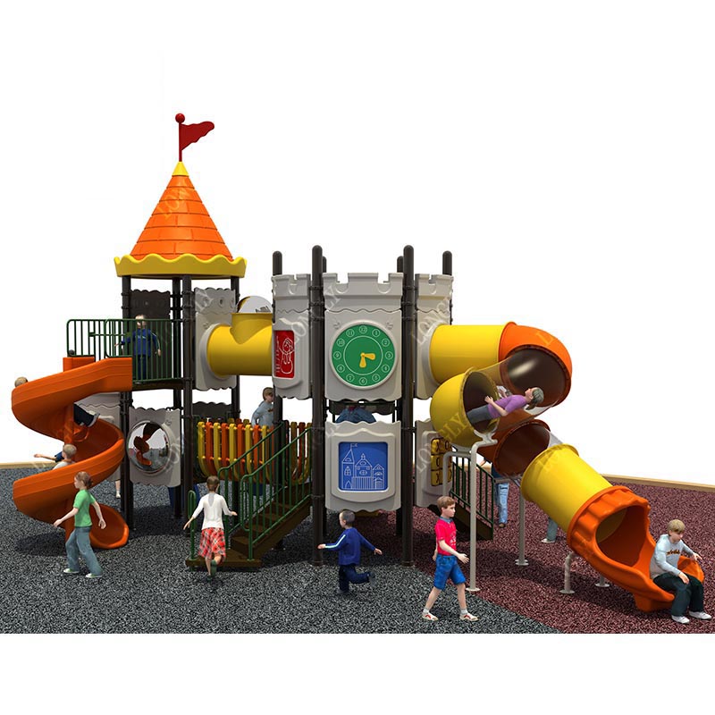 Kids Education Park - Castle Style Kids Slide for Outdoor
