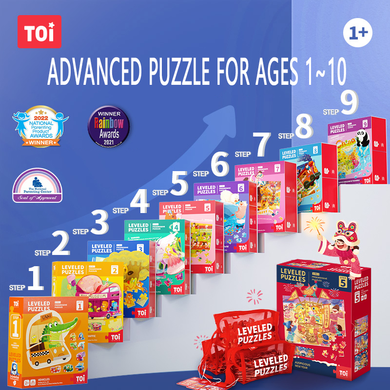 Kids Education Level - TOI Leveled Puzzles Advanced Puzzle Classic