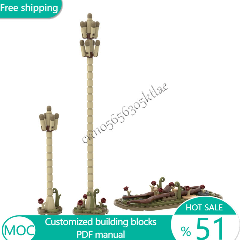 Kids Education Design - 150 PCS Trees Prototaxites loganii MOC