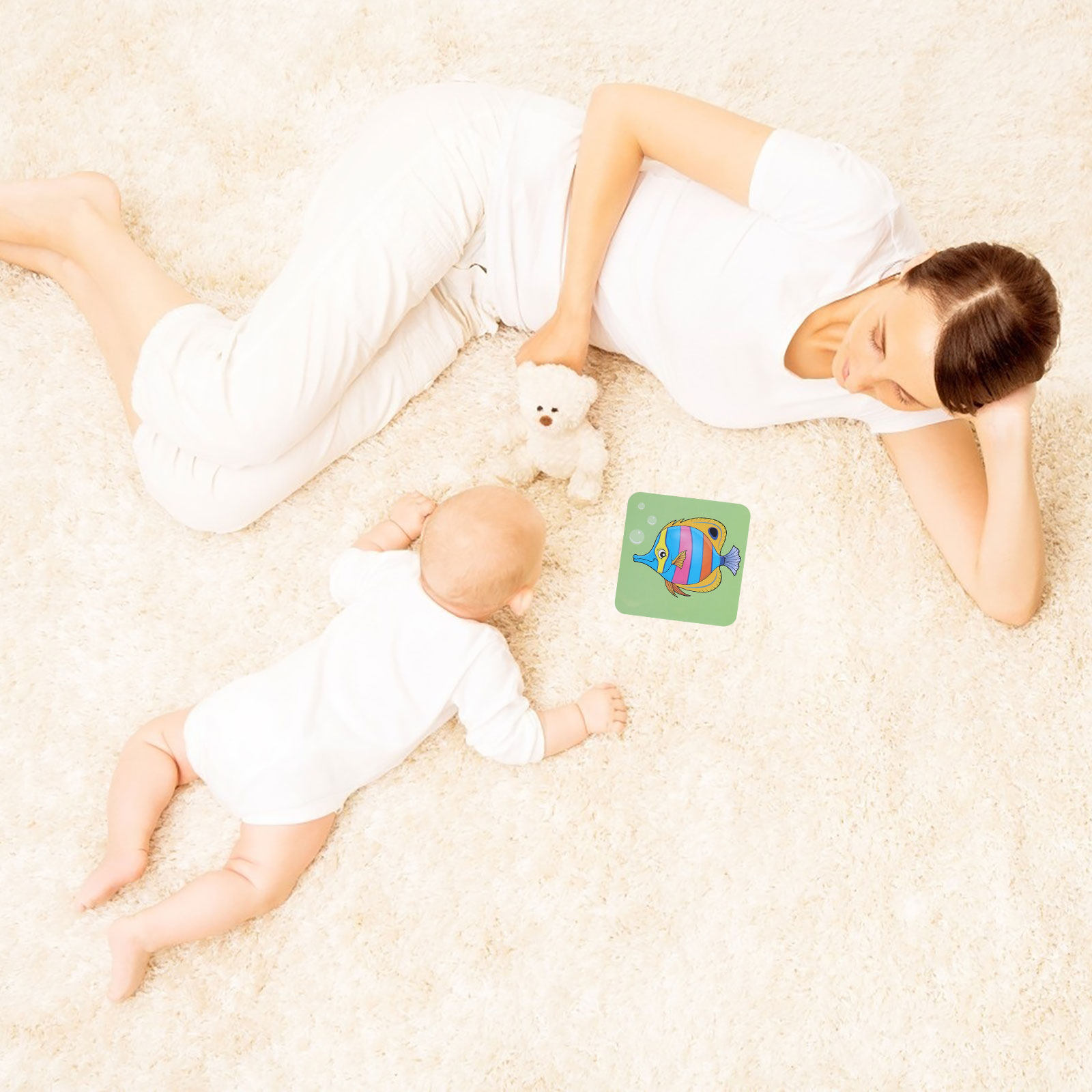 Kids Education Design - Visual Stimulus Cards Color Recognition Brightly