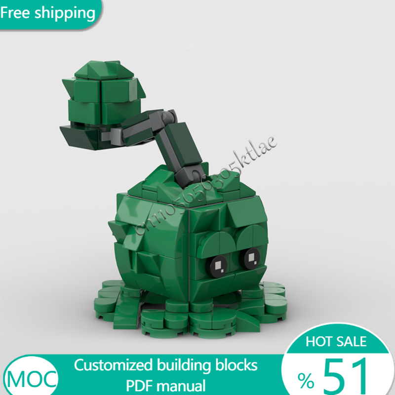 Kids Education Design - 164 PCS Trees Cabbage-pult MOC Customize
