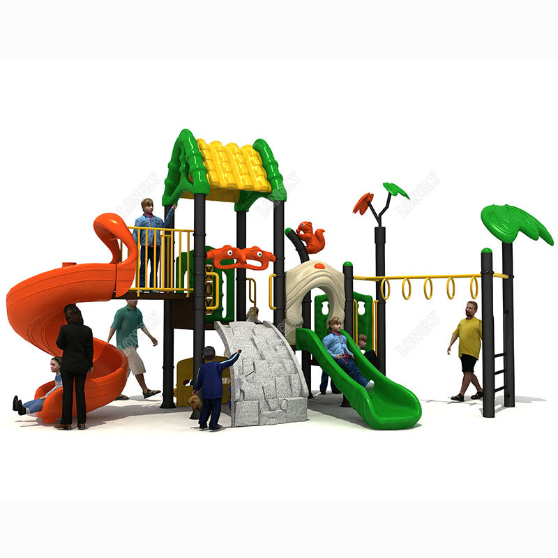 Kids Education Design - Newest Outdoor Playground Plastic Slide Design