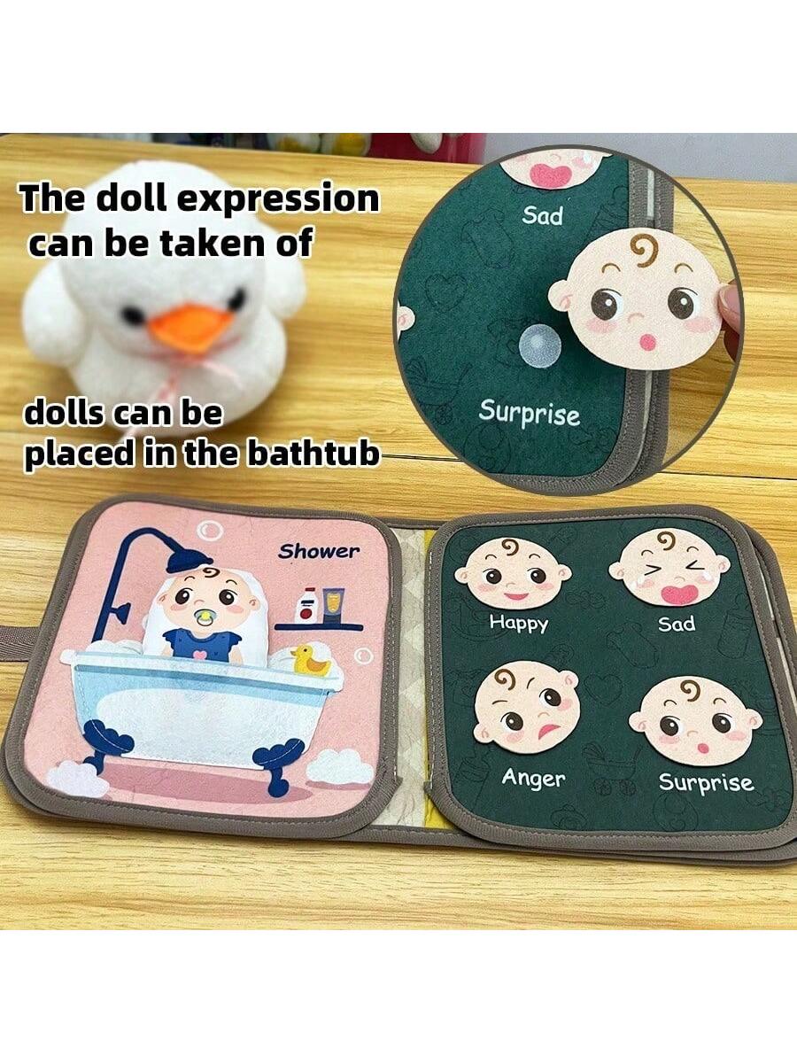 Kids Education Book - Montessori Baby Busy Book,Baby Cloth Book