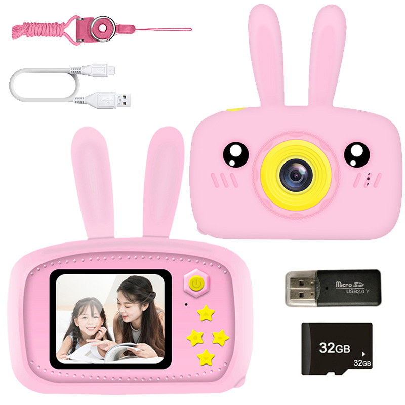 New Mini Cartoon Rabbit Camera - Kids Educational Videos review and price