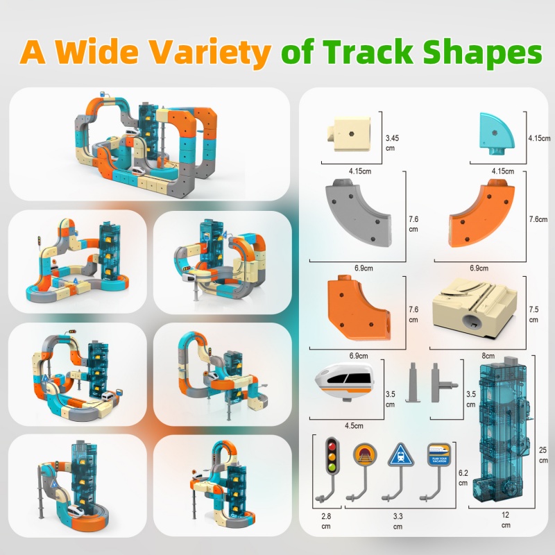 Magic Track Train toy Assemble - Kids Education Level review and price