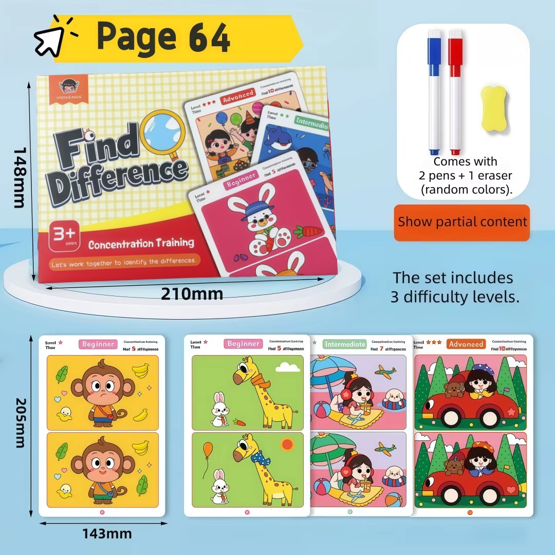 Find Differences Card Game Reu - Kids Education Level review and price