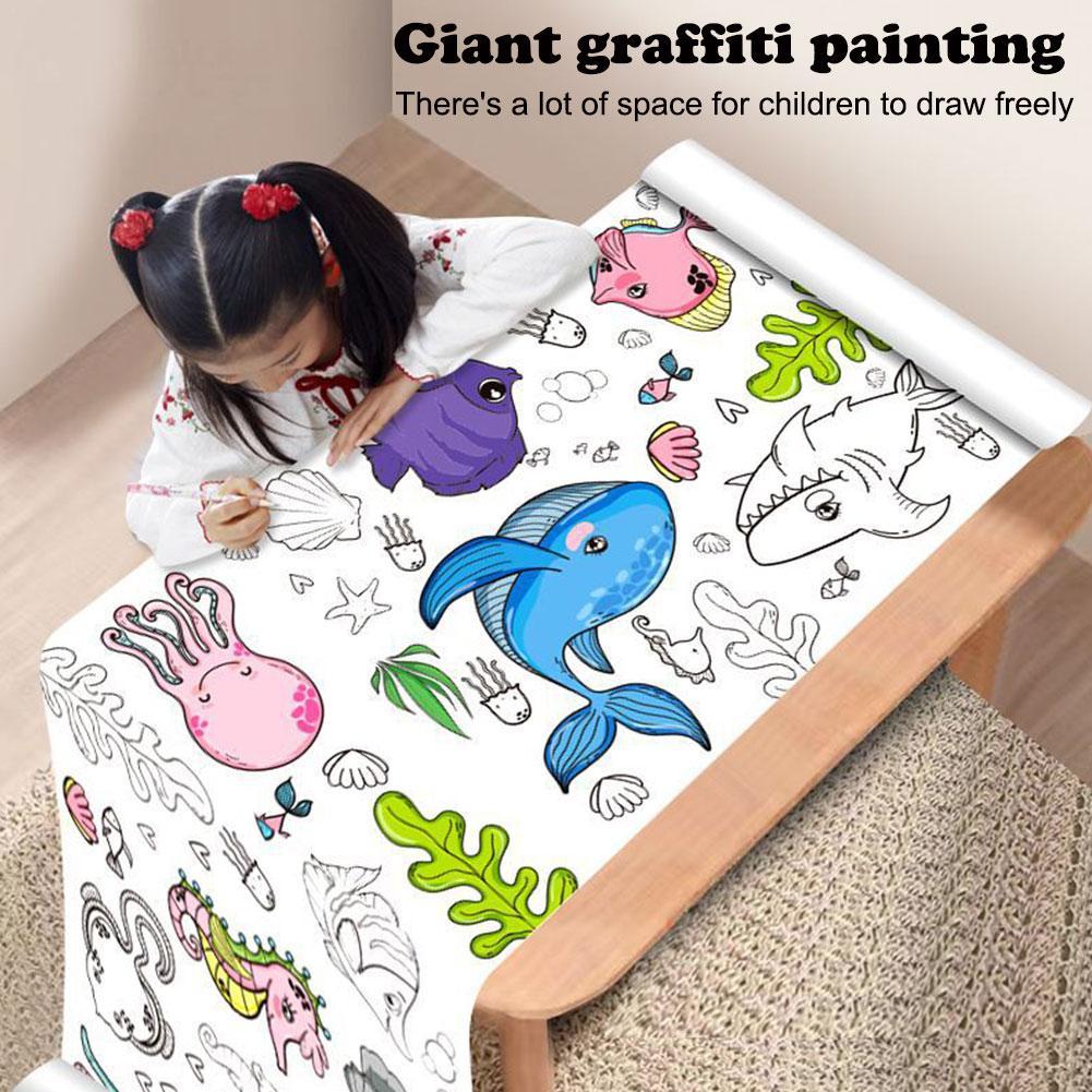 Children's Drawing Roll Sticky - Kids Education Laptop review and price