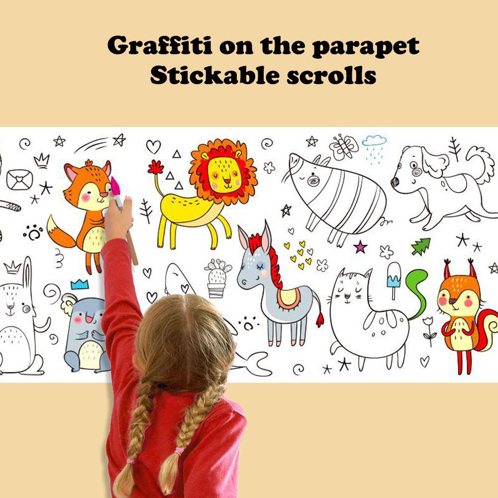 Children's Drawing Roll Sticky - Kids Education Laptop review and price