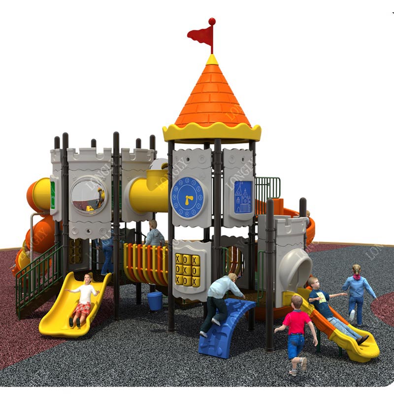 Castle Style Kids Slide for Ou - Kids Education Park review and price