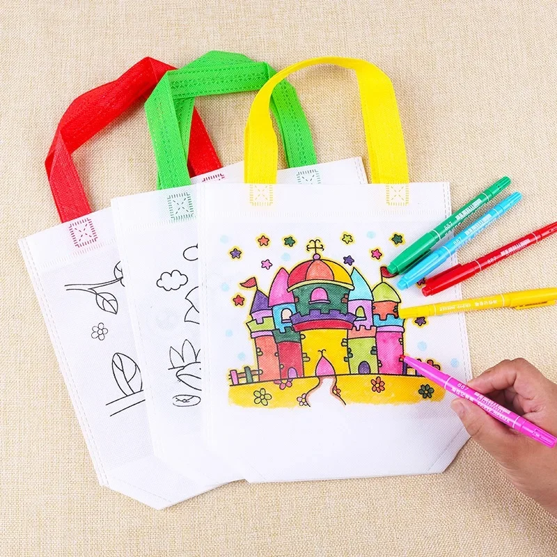 1-10pcs Sets DIY Graffiti Bag  - Kids Education Laptop review and price