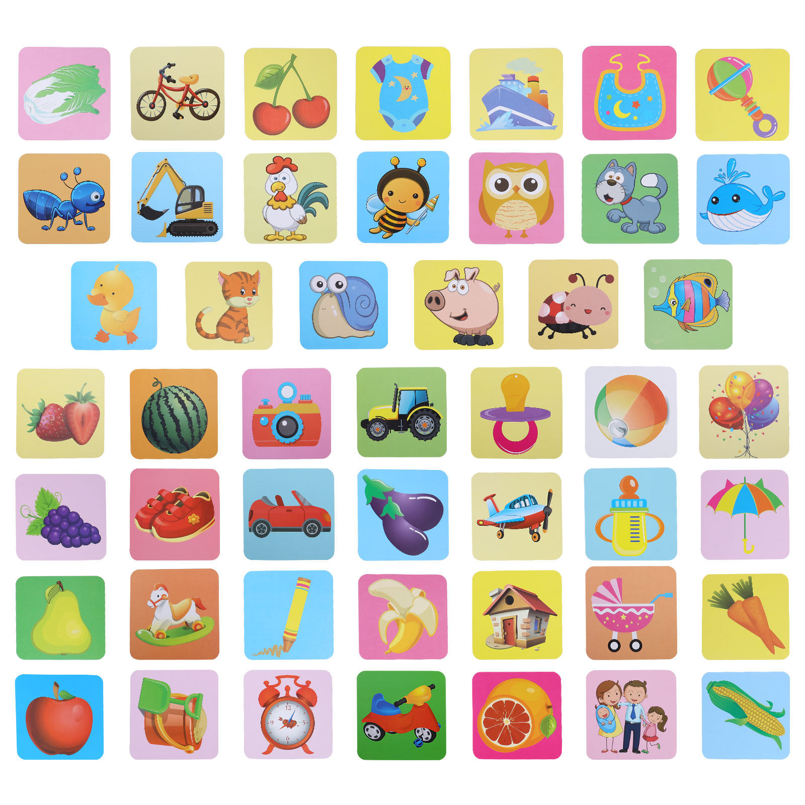 Visual Stimulus Cards Color Re - Kids Education Design review and price