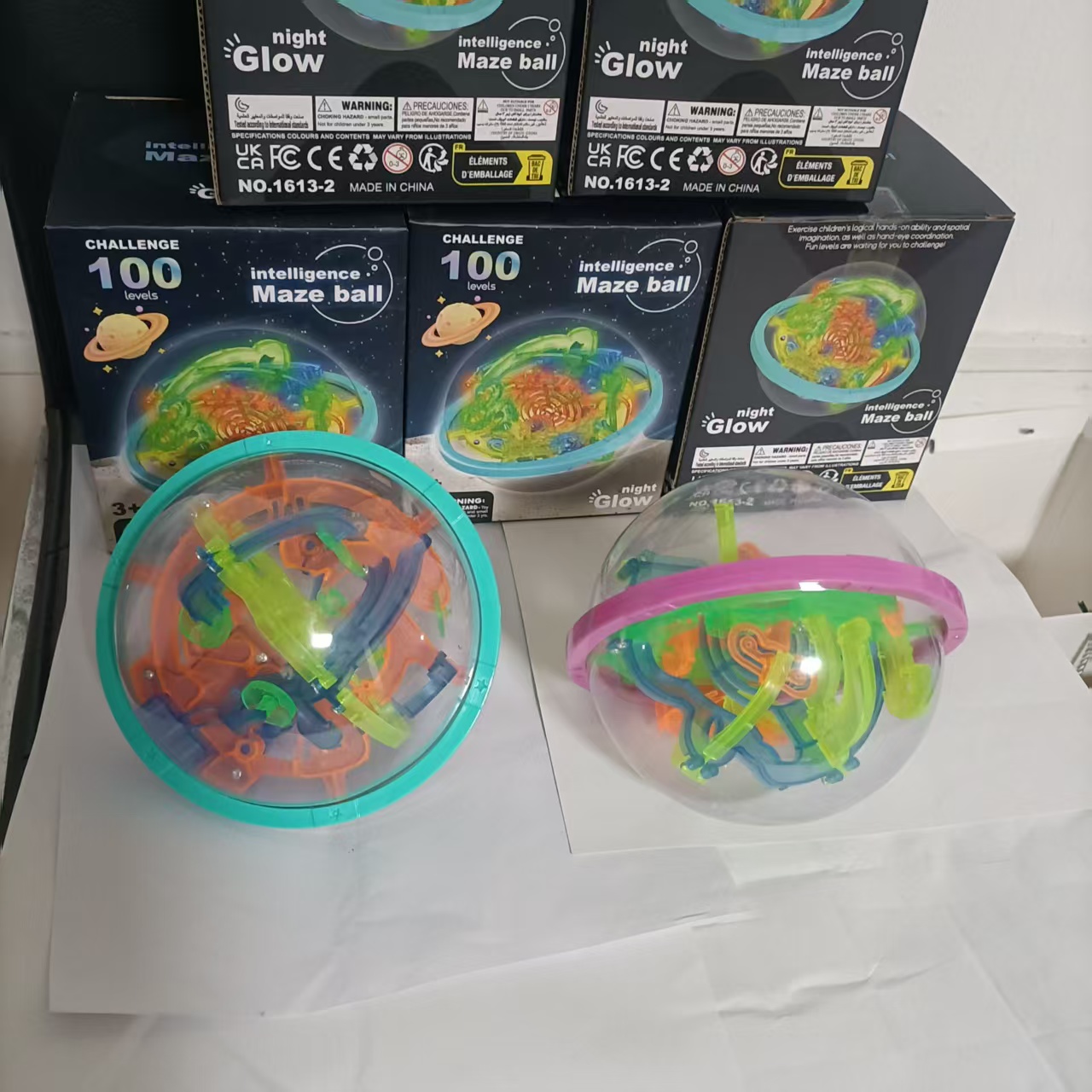 Glow-in-the-Dark 3D Maze Ball, - Kids Education Level review and price