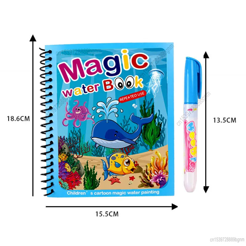 Cartoon Magic Water Painting C - Kids Education Book review and price