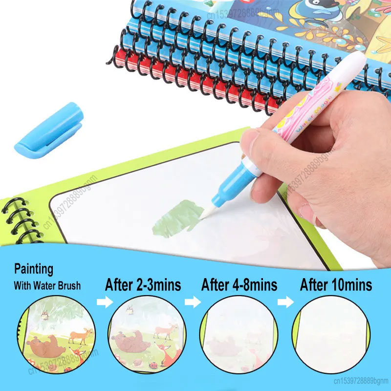 Cartoon Magic Water Painting C - Kids Education Book review and price