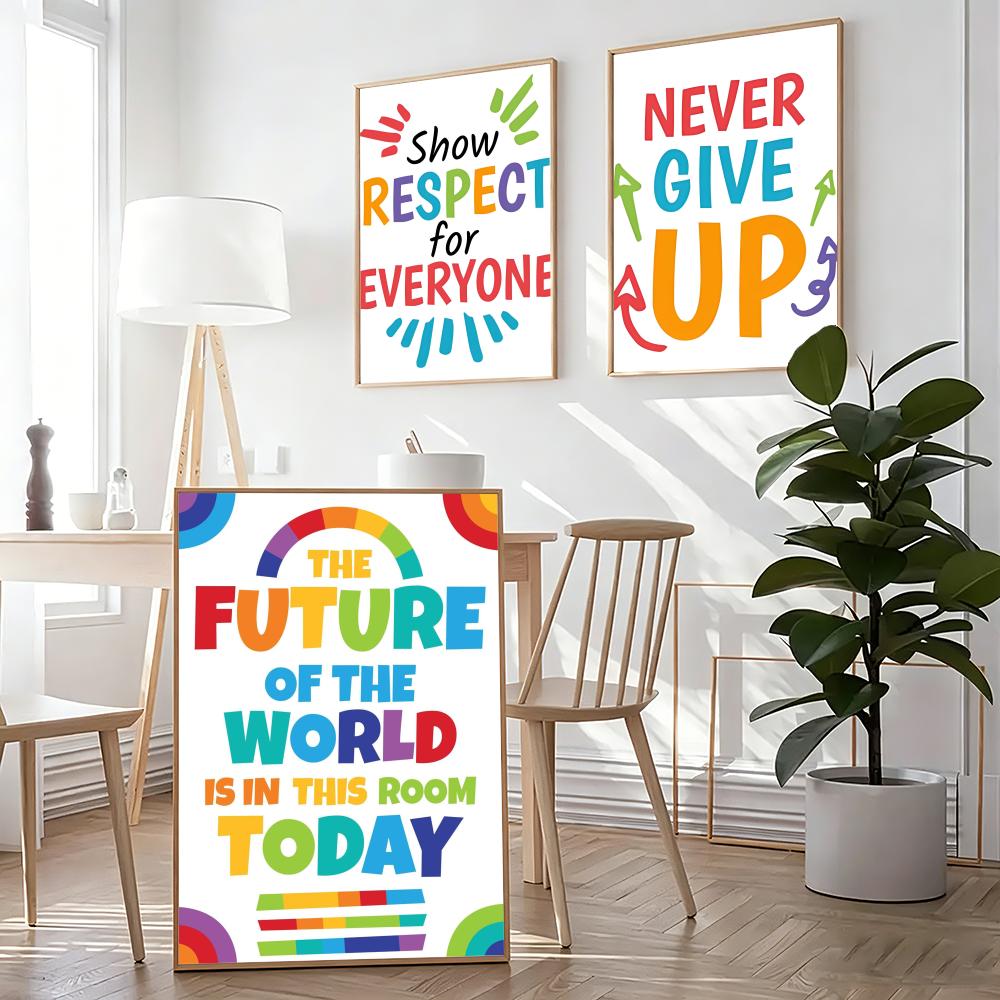 Positive Kid Classroom Wall Pi - Kids Educational Posters review and price