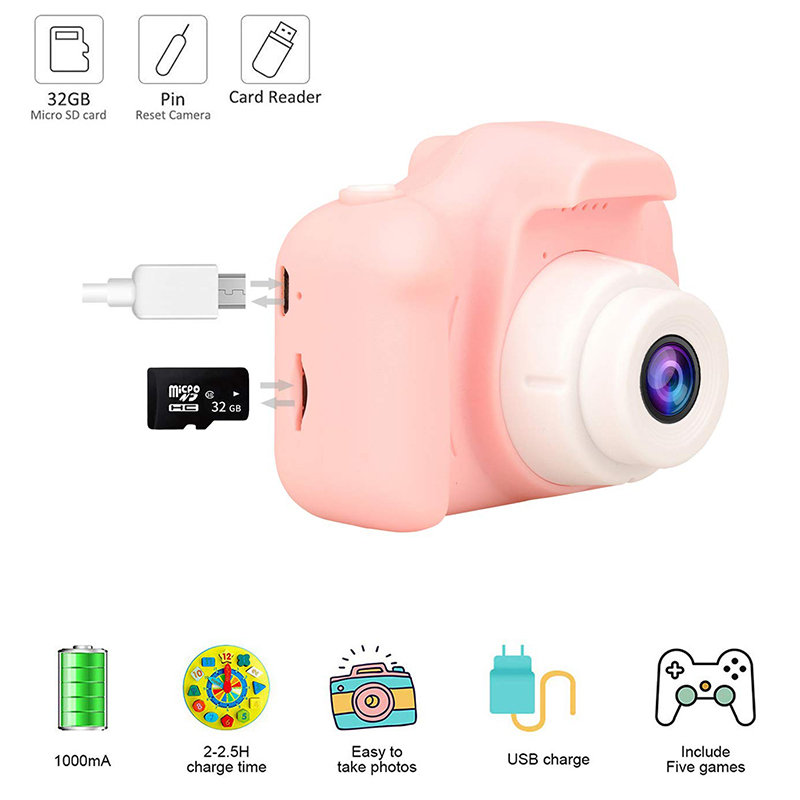 Kids Camera Toys Mini HD Digit - Kids Educational Videos review and price