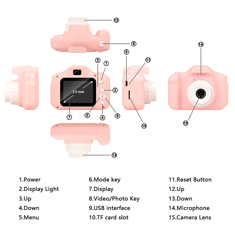 Kids Camera Toys Mini HD Digit - Kids Educational Videos review and price