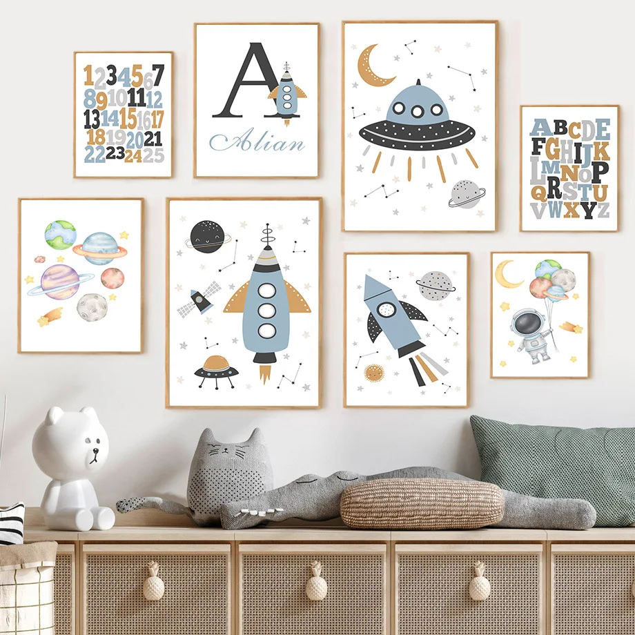Custom Name Rocket Astronaut A - Kids Education System review and price