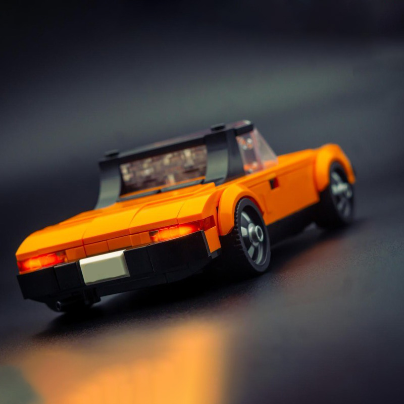 262 PCS Speed Hypercar 914 MOC - Kids Education Design review and price