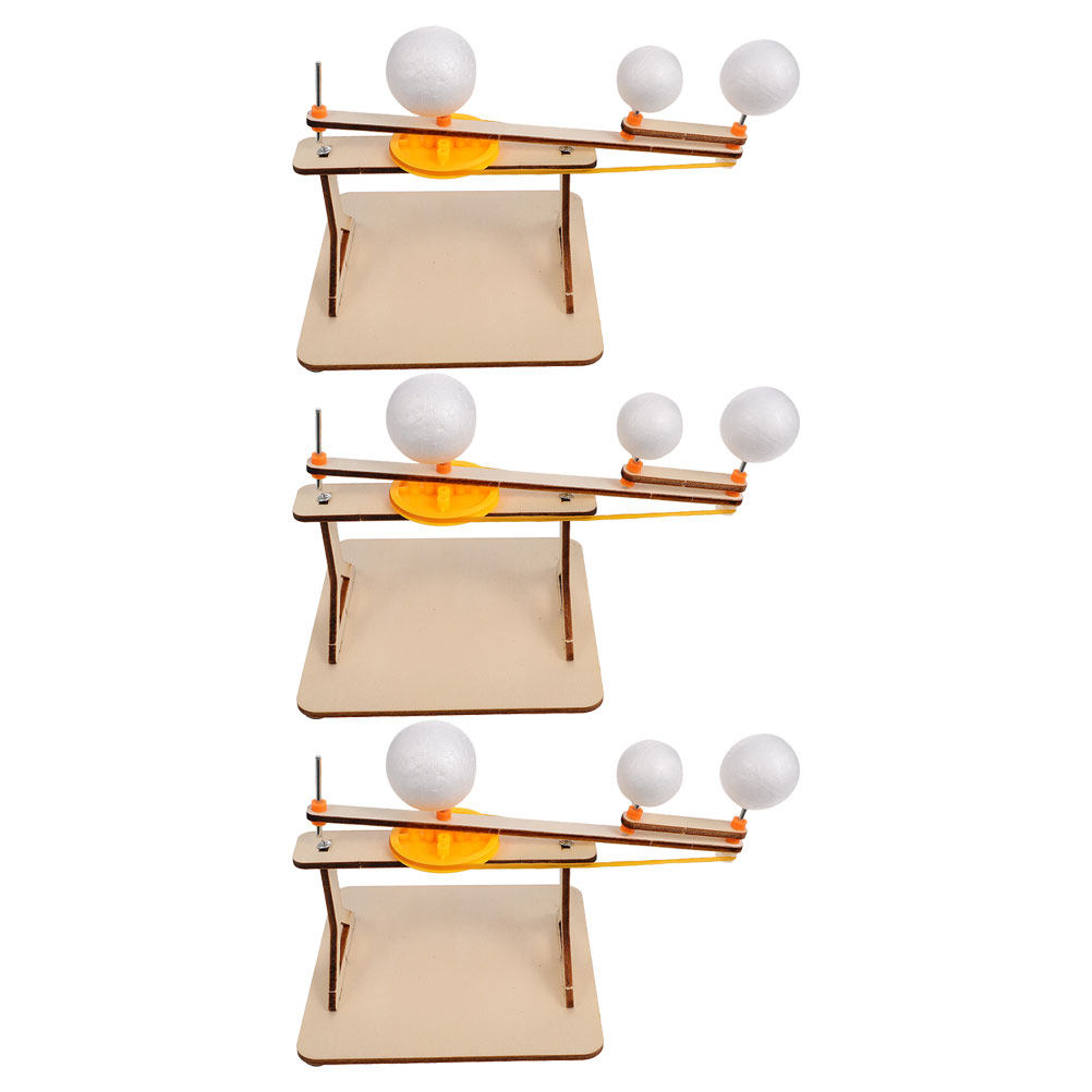 3Pcs Sun Earth Moon Wooden Sol - Kids Education System review and price
