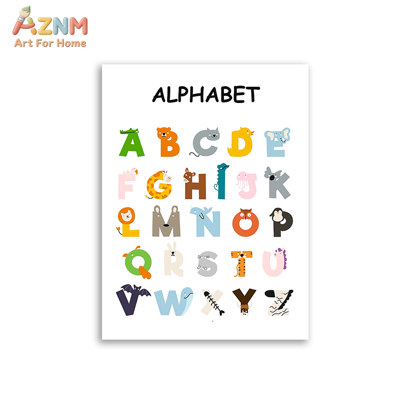 AZNM Educational Alphabet Numb - Kids Educational Posters review and price