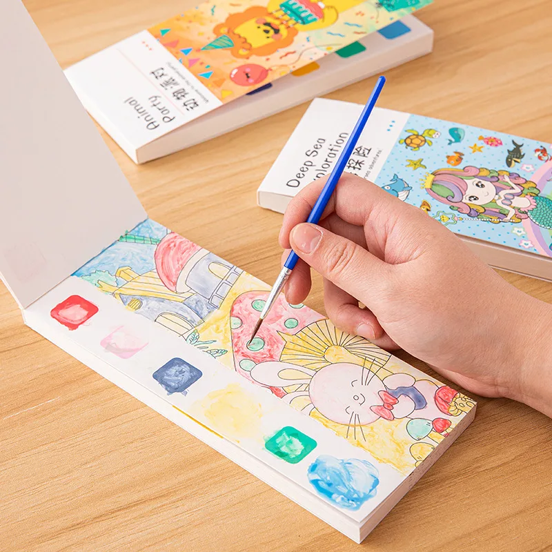 20 Pages Portable Watercolor P - Kids Education Laptop review and price