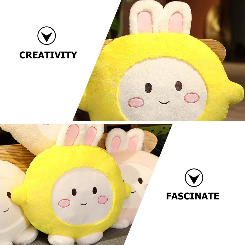 Lemon Rabbit Hugging Pillow Cu - Kids Education Design review and price