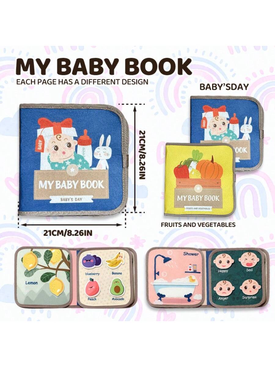 Montessori Baby Busy Book,Baby - Kids Education Book review and price