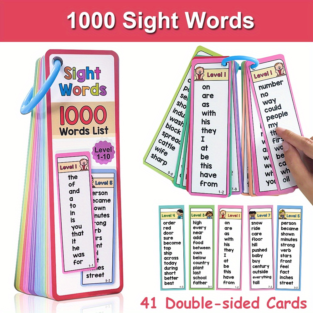 1000 Sight Words Flash Cards f - Kids Education Level review and price